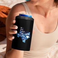 Texas Pride 4 in 1 Can Cooler Tumbler The Stars at Night Are Big and Bright - Wonder Print Shop