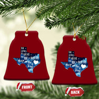 Texas Pride Ceramic Ornament The Stars at Night Are Big and Bright - Wonder Print Shop