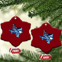 Texas Pride Ceramic Ornament The Stars at Night Are Big and Bright - Wonder Print Shop