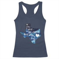 Texas Pride Racerback Tank Top The Stars at Night Are Big and Bright - Wonder Print Shop