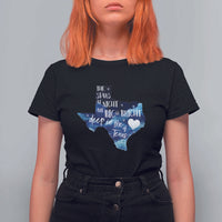 Texas Pride T Shirt For Women The Stars at Night Are Big and Bright - Wonder Print Shop
