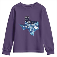 Texas Pride Youth Sweatshirt The Stars at Night Are Big and Bright - Wonder Print Shop