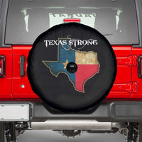 Strong Texas Spare Tire Cover Retro Lone Star State Pride Distressed Flag - Wonder Print Shop