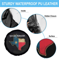 Strong Texas Spare Tire Cover Retro Lone Star State Pride Distressed Flag - Wonder Print Shop