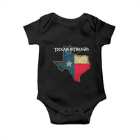 Strong Texas Baby Onesie Retro Lone Star State Pride Distressed Flag - Wonder Print Shop