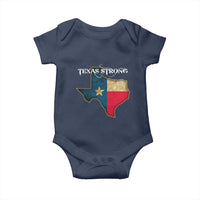 Strong Texas Baby Onesie Retro Lone Star State Pride Distressed Flag - Wonder Print Shop