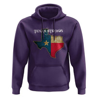 Strong Texas Hoodie Retro Lone Star State Pride Distressed Flag - Wonder Print Shop