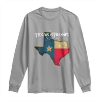 Strong Texas Long Sleeve Shirt Retro Lone Star State Pride Distressed Flag - Wonder Print Shop