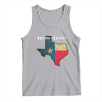 Strong Texas Tank Top Retro Lone Star State Pride Distressed Flag - Wonder Print Shop