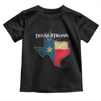 Strong Texas Toddler T Shirt Retro Lone Star State Pride Distressed Flag - Wonder Print Shop