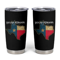 Strong Texas Tumbler Cup Retro Lone Star State Pride Distressed Flag - Wonder Print Shop