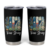 Retro Strong Texas Tumbler Cup Bluebonnets Longhorn Cowboy Western Pride - Wonder Print Shop