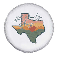 Hill Country Strong Spare Tire Cover Texas Pride for Resilient Texans Retro - Wonder Print Shop