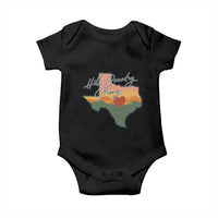 Hill Country Strong Baby Onesie Texas Pride for Resilient Texans Retro - Wonder Print Shop