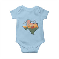 Hill Country Strong Baby Onesie Texas Pride for Resilient Texans Retro - Wonder Print Shop