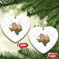 Hill Country Strong Ceramic Ornament Texas Pride for Resilient Texans Retro - Wonder Print Shop
