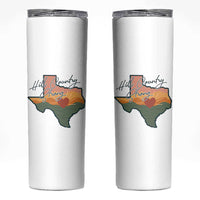 Hill Country Strong Skinny Tumbler Texas Pride for Resilient Texans Retro - Wonder Print Shop