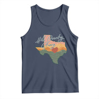 Hill Country Strong Tank Top Texas Pride for Resilient Texans Retro - Wonder Print Shop