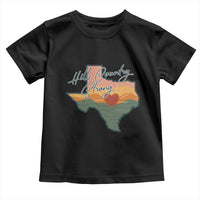 Hill Country Strong Toddler T Shirt Texas Pride for Resilient Texans Retro - Wonder Print Shop