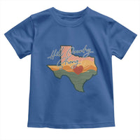 Hill Country Strong Toddler T Shirt Texas Pride for Resilient Texans Retro - Wonder Print Shop