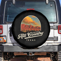 Hill Country Strong Spare Tire Cover Texas Support Retro Enchanted Rock - Wonder Print Shop