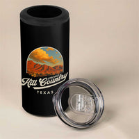 Hill Country Strong 4 in 1 Can Cooler Tumbler Texas Support Retro Enchanted Rock - Wonder Print Shop