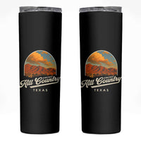 Hill Country Strong Skinny Tumbler Texas Support Retro Enchanted Rock - Wonder Print Shop