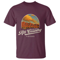 Hill Country Strong T Shirt Texas Support Retro Enchanted Rock - Wonder Print Shop