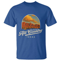 Hill Country Strong T Shirt Texas Support Retro Enchanted Rock - Wonder Print Shop