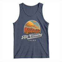 Hill Country Strong Tank Top Texas Support Retro Enchanted Rock - Wonder Print Shop