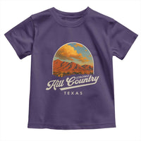 Hill Country Strong Toddler T Shirt Texas Support Retro Enchanted Rock - Wonder Print Shop
