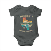 Kerr County Texas Baby Onesie Retro Hill Country Nature Scene Outdoors - Wonder Print Shop