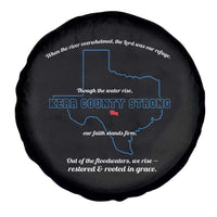 Kerr County Strong Christian Spare Tire Cover Texas Faith Hope Resilient Texans - Wonder Print Shop