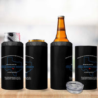 Kerr County Strong Christian 4 in 1 Can Cooler Tumbler Texas Faith Hope Resilient Texans - Wonder Print Shop