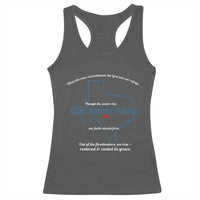 Kerr County Strong Christian Racerback Tank Top Texas Faith Hope Resilient Texans - Wonder Print Shop