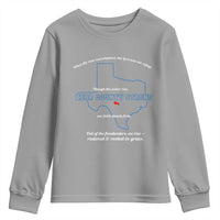 Kerr County Strong Christian Youth Sweatshirt Texas Faith Hope Resilient Texans - Wonder Print Shop