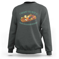 Funny Charcuterie Board Sweatshirt I Want To Eat A Car-Coochie Board Humor Mispronunciation Sarcasm - Wonder Print Shop