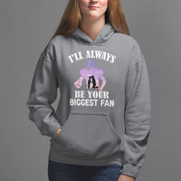 Football Mom Hoodie I'll Always Be Your Biggest Fan Support Son Football Player - Wonder Print Shop