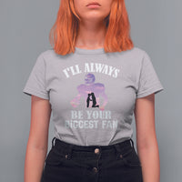 Football Mom T Shirt For Women I'll Always Be Your Biggest Fan Support Son Football Player - Wonder Print Shop