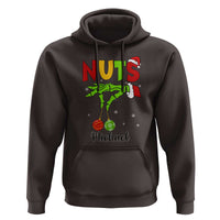 Personalized Christmas Matching Couple Hoodie Custom Name Chestnuts Xmas Funny Nuts