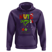 Personalized Christmas Matching Couple Hoodie Custom Name Chestnuts Xmas Funny Nuts