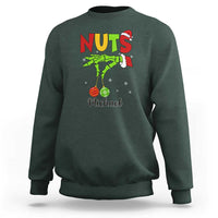 Personalized Christmas Matching Couple Sweatshirt Custom Name Chestnuts Xmas Funny Nuts - Wonder Print Shop