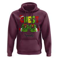 Personalized Christmas Matching Couple Hoodie Custom Name Chestnuts Xmas Funny Chest