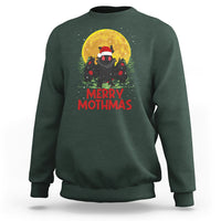 Mothman Christmas Sweatshirt Funny Merry Mothmas Cryptid Xmas Santa - Wonder Print Shop