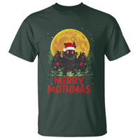 Mothman Christmas T Shirt Funny Merry Mothmas Cryptid Xmas Santa - Wonder Print Shop