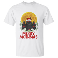 Mothman Christmas T Shirt Funny Merry Mothmas Cryptid Xmas Santa - Wonder Print Shop