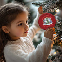 Dancing Skeleton Xmas Christmas Ornament When You're Dead Inside But It's Christmas - Wonder Print Shop