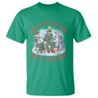 Dancing Skeleton Xmas T Shirt When You're Dead Inside But It's Christmas - Wonder Print Shop