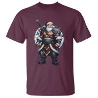 Epic Viking Santa Christmas T Shirt Barbarian Style Holiday Warrior Claus - Wonder Print Shop