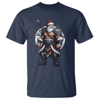 Epic Viking Santa Christmas T Shirt Barbarian Style Holiday Warrior Claus - Wonder Print Shop